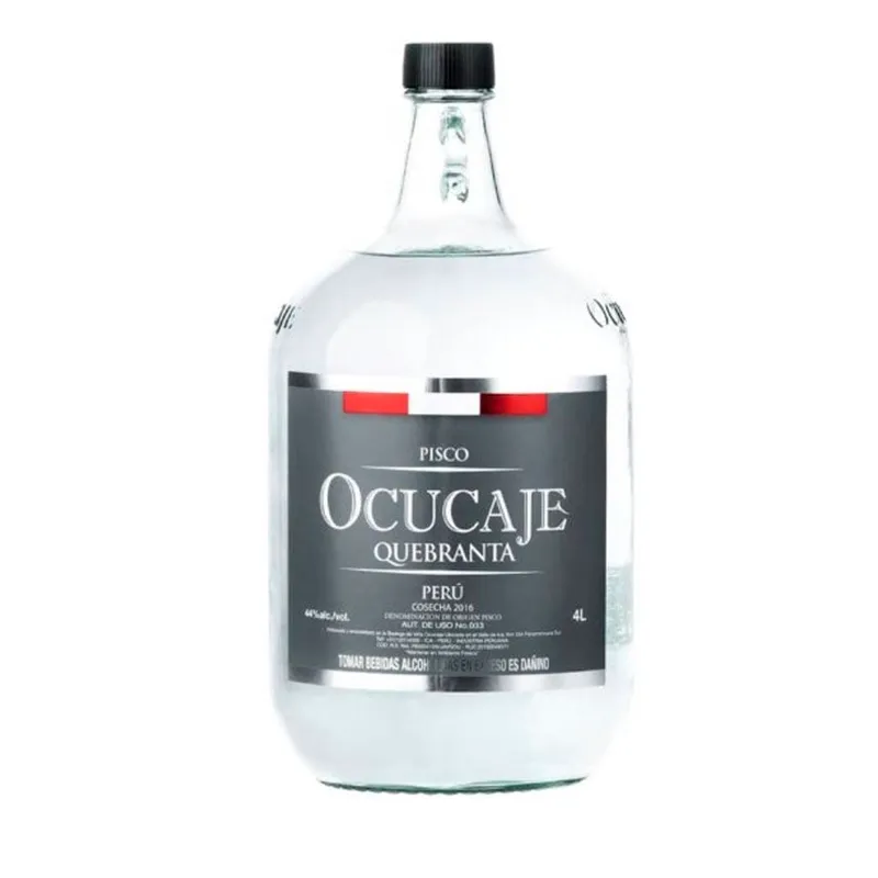 PISCO TRADICIONAL OCUCAJE Bot 4lt 41° (rend 42 sour)