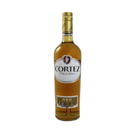 Ron Cortez Oro Bot 1000 ml 35° (Cj 12 un)