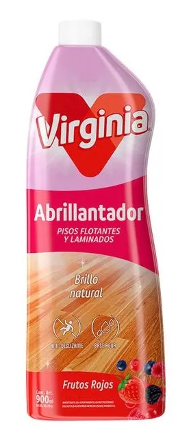ABRILLANTADOR DE PISO FLOTANTE Frutos Rojos 12x900 ml
