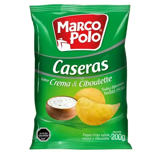 [201700511] PAPAS FRITAS CREMA CIBOULETTE 16x180 gr
