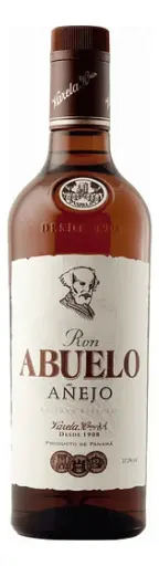 [LIRO0019] Ron Abuelo Añejo Bot 1000 ml 37.5° (Cj 12 Un) 