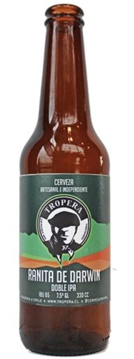 [781159671388] CERVEZA TROPERA Botella Ranita de Darwin 24x330 ml
