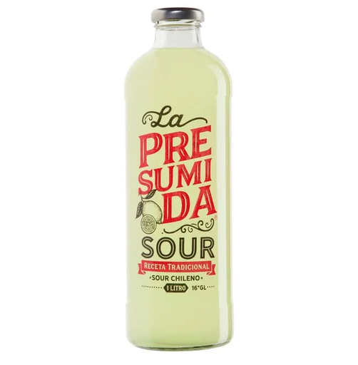 [LIPO0021] PISCO SOUR LA PRESUMIDA Limón 1x1 lt (Cj 6 uni)